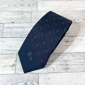 Vintage Givenchy Tie Navy Blue